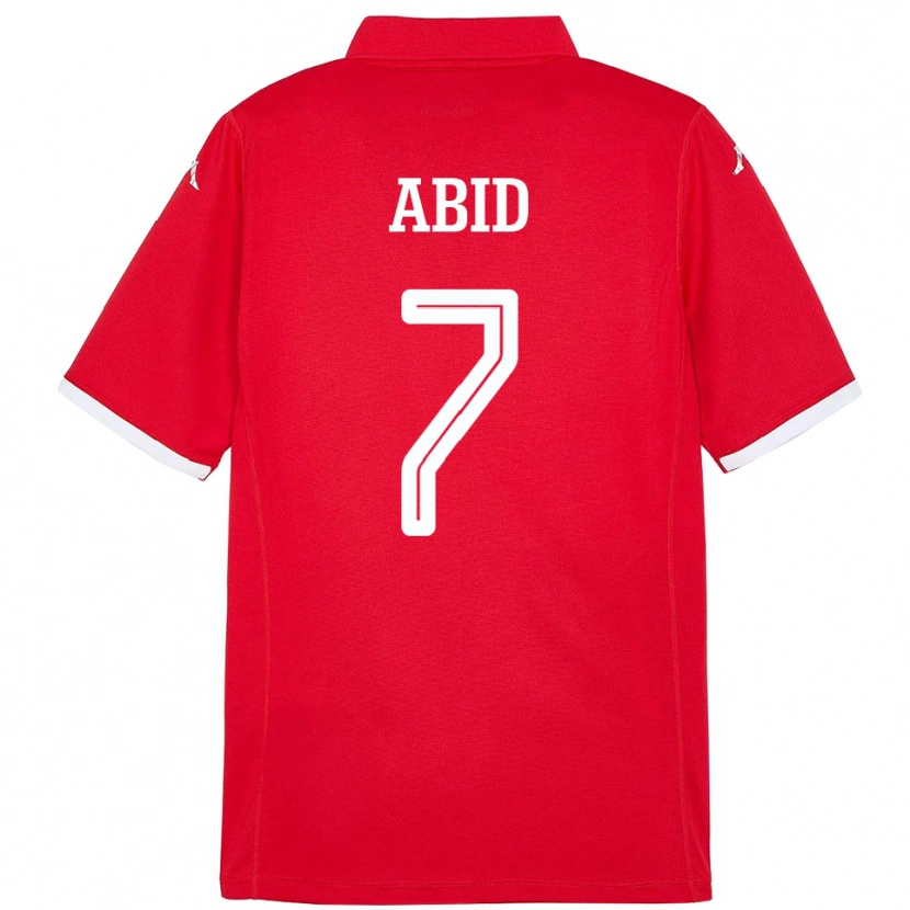 Danxen Kid Tunisia Aziz Abid #7 Red Home Jersey 24-26 T-Shirt