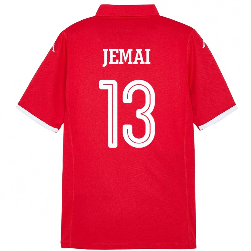 Danxen Kid Tunisia Yasmine Jemai #13 Red Home Jersey 24-26 T-Shirt