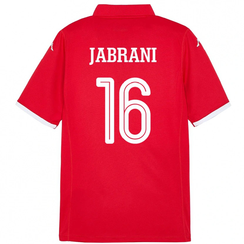 Danxen Kid Tunisia Soulaima Jabrani #16 Red Home Jersey 24-26 T-Shirt