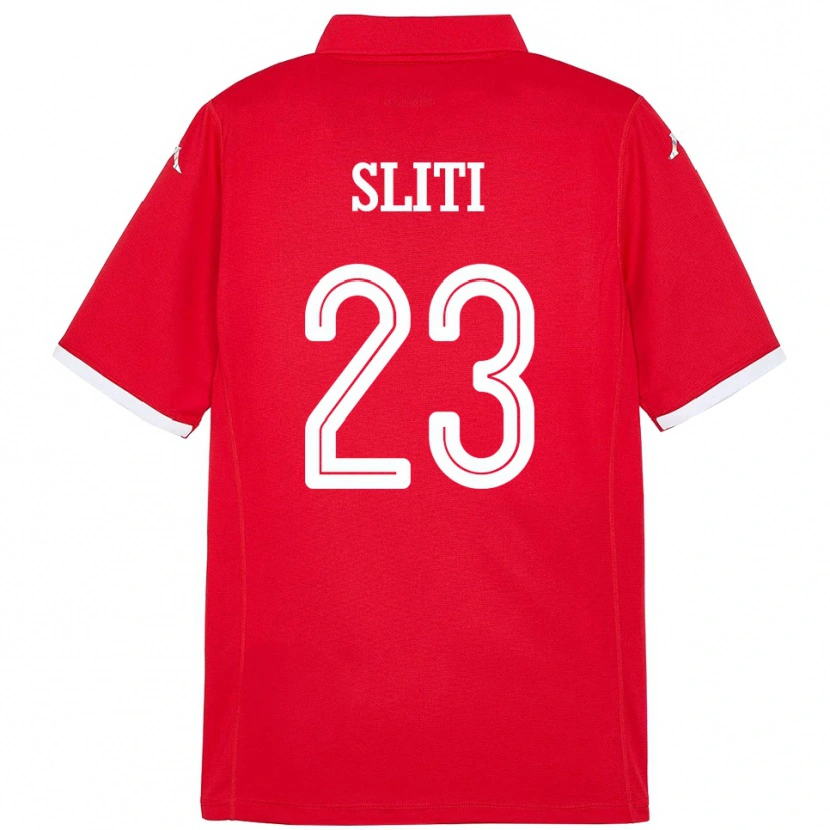 Danxen Kid Tunisia Naim Sliti #23 Red Home Jersey 24-26 T-Shirt