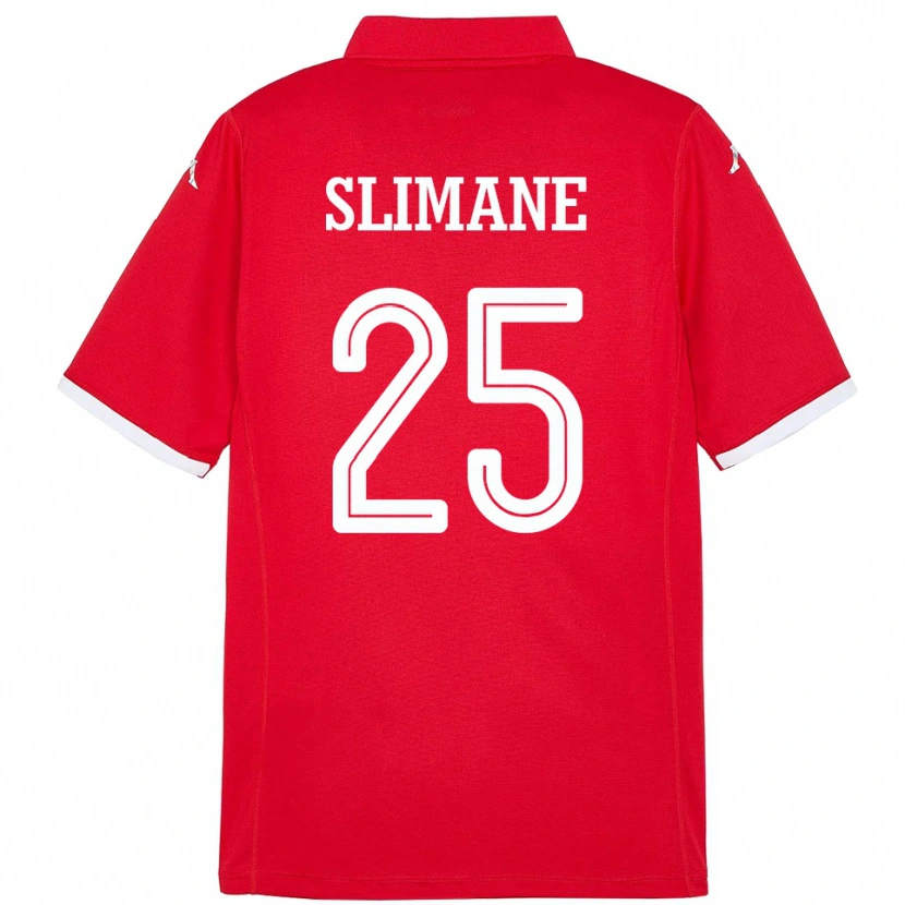 Danxen Kid Tunisia Anis Ben Slimane #25 Red Home Jersey 24-26 T-Shirt