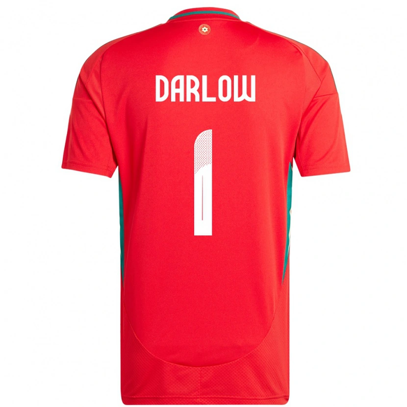 Danxen Kid Wales Karl Darlow #1 Red Home Jersey 24-26 T-Shirt