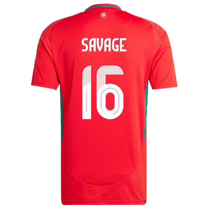 Danxen Kid Wales Charlie Savage #16 Red Home Jersey 24-26 T-Shirt