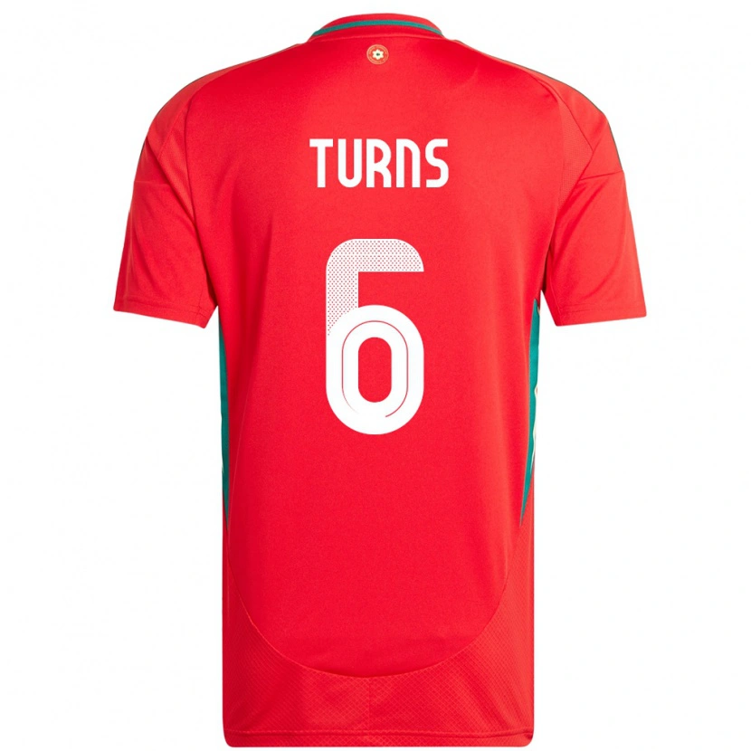Danxen Kid Wales Ed Turns #6 Red Home Jersey 24-26 T-Shirt