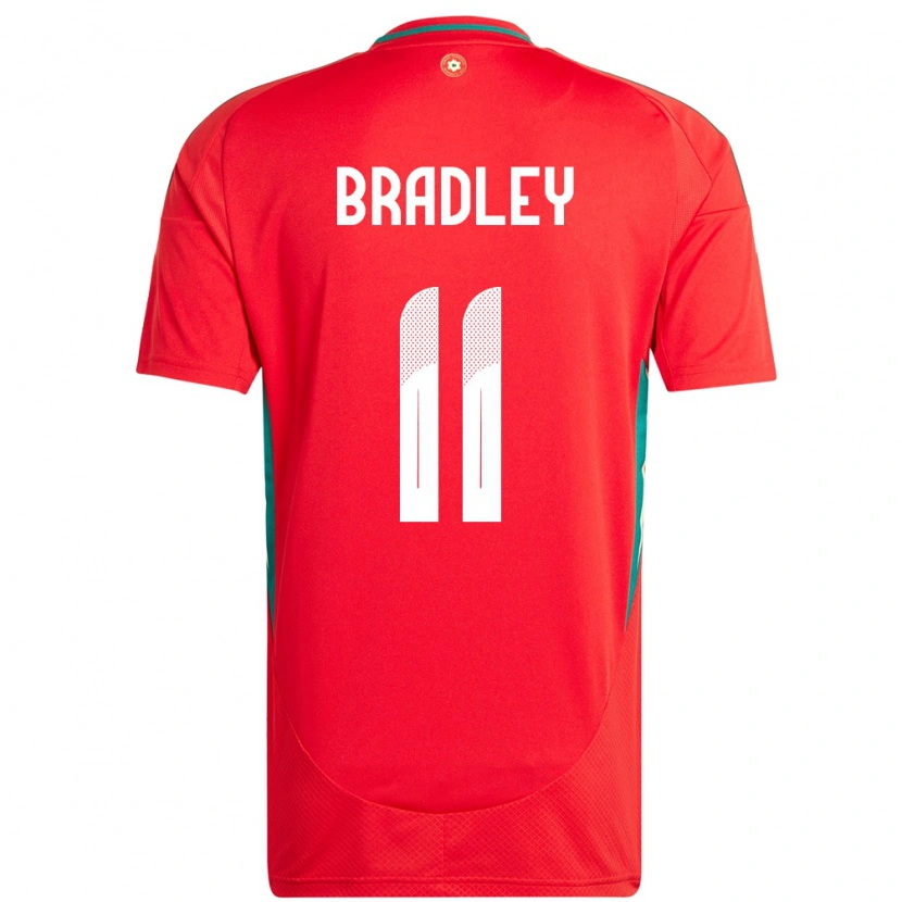 Danxen Kid Wales Sion Bradley #11 Red Home Jersey 24-26 T-Shirt