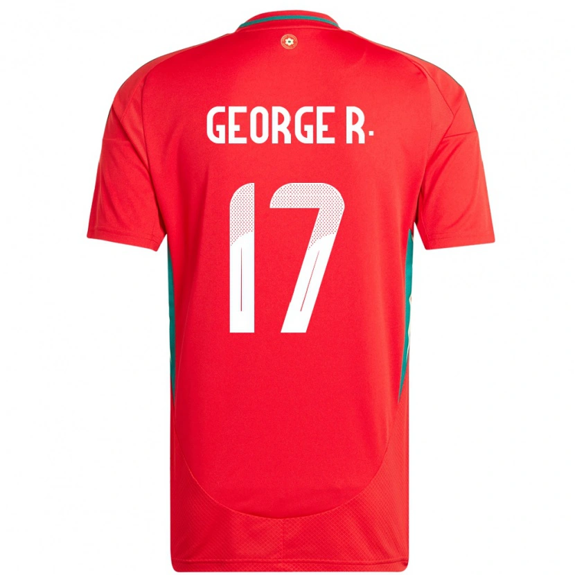 Danxen Kid Wales George Robinson #17 Red Home Jersey 24-26 T-Shirt