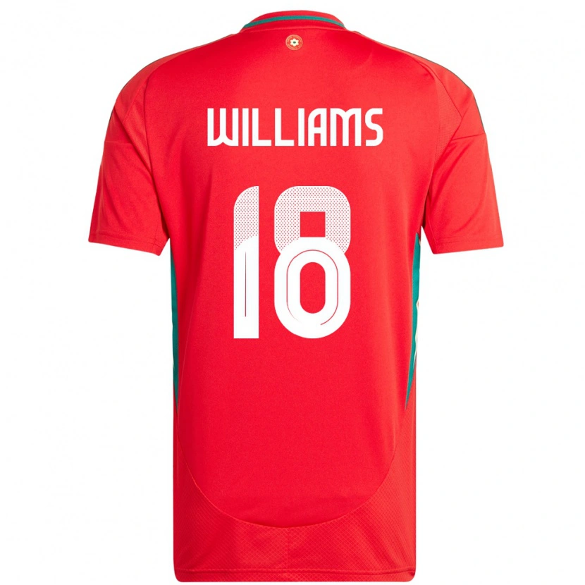 Danxen Kid Wales Josh Williams #18 Red Home Jersey 24-26 T-Shirt