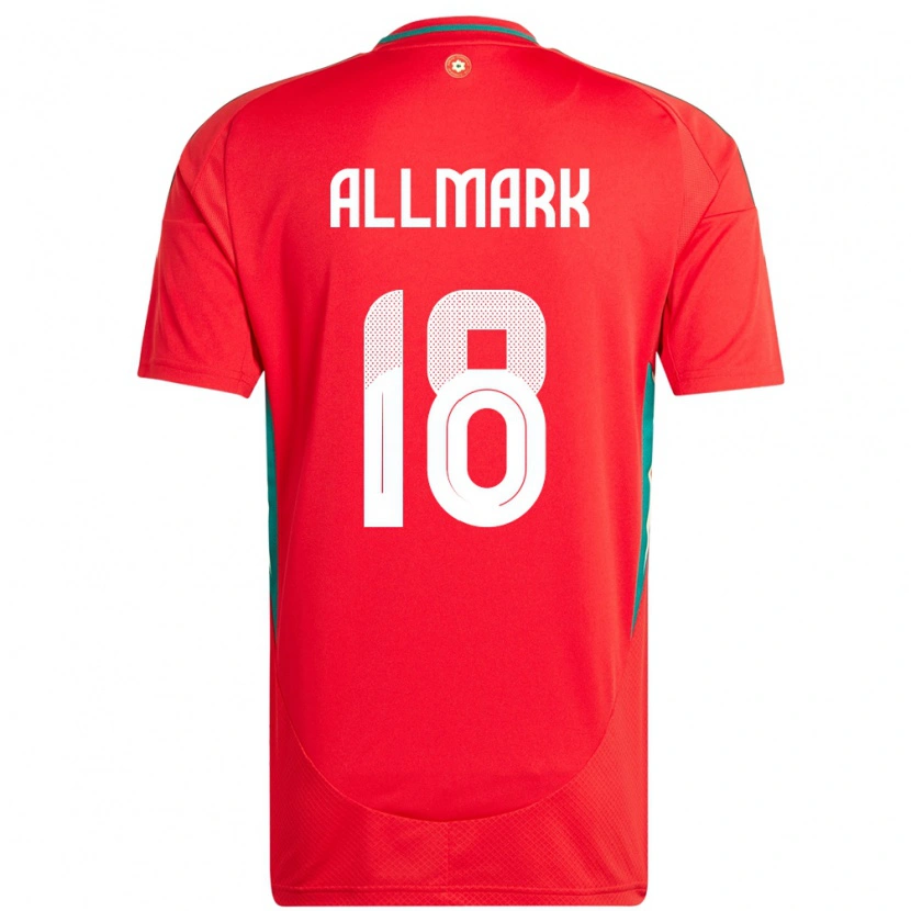 Danxen Kid Wales Hayden Allmark #18 Red Home Jersey 24-26 T-Shirt
