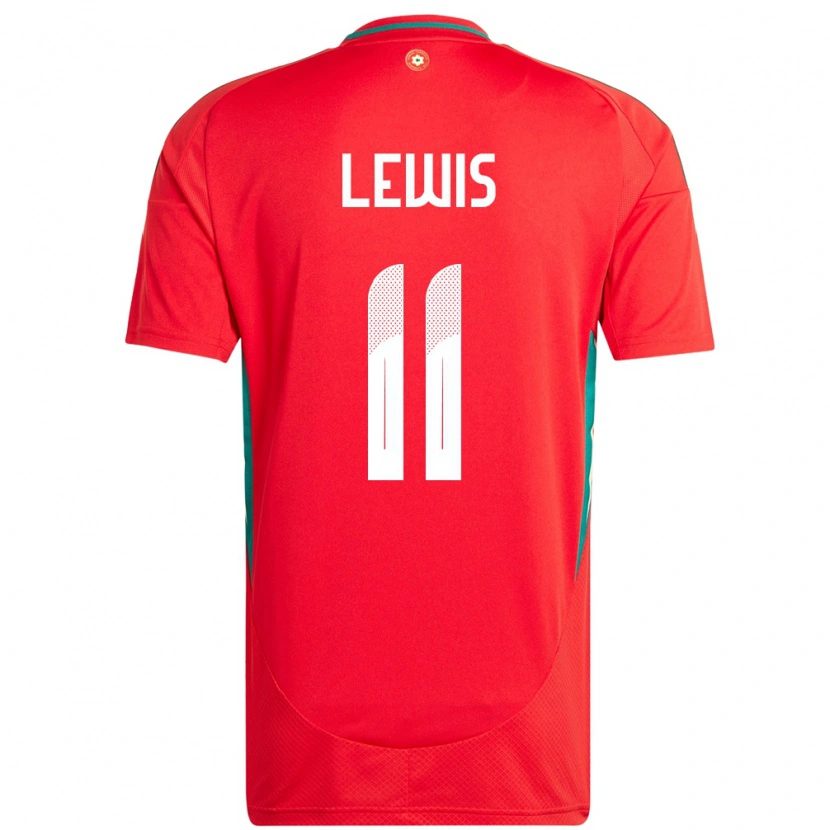 Danxen Kid Wales Sonny Lewis #11 Red Home Jersey 24-26 T-Shirt