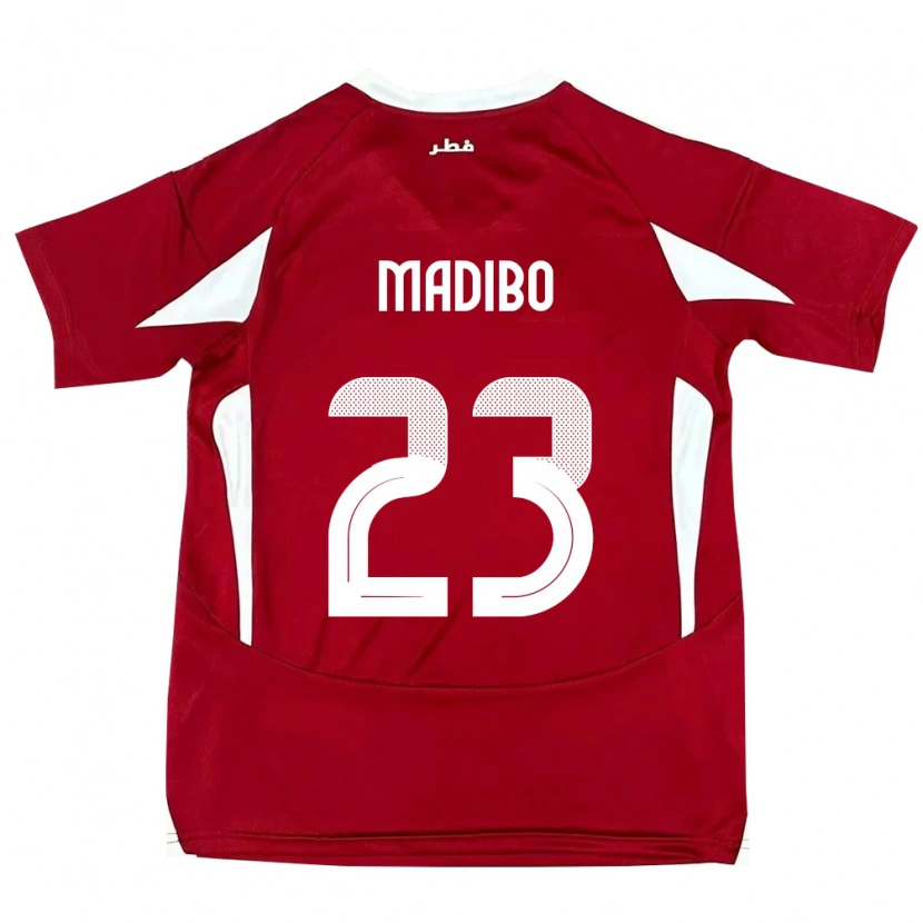 Danxen Kid Qatar Assim Madibo #23 Red Home Jersey 24-26 T-Shirt
