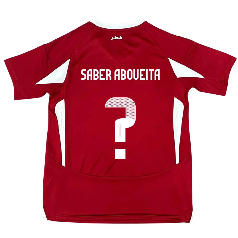 Danxen Kid Qatar Ahmed Saber Aboueita #0 Red Home Jersey 24-26 T-Shirt