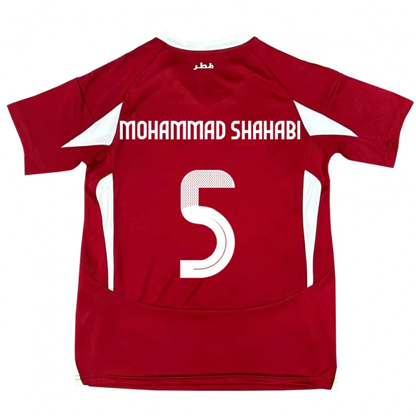 Danxen Kid Qatar Ali Mohammad Shahabi #5 Red Home Jersey 24-26 T-Shirt