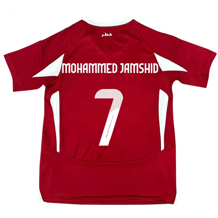 Danxen Kid Qatar Tahsin Mohammed Jamshid #7 Red Home Jersey 24-26 T-Shirt