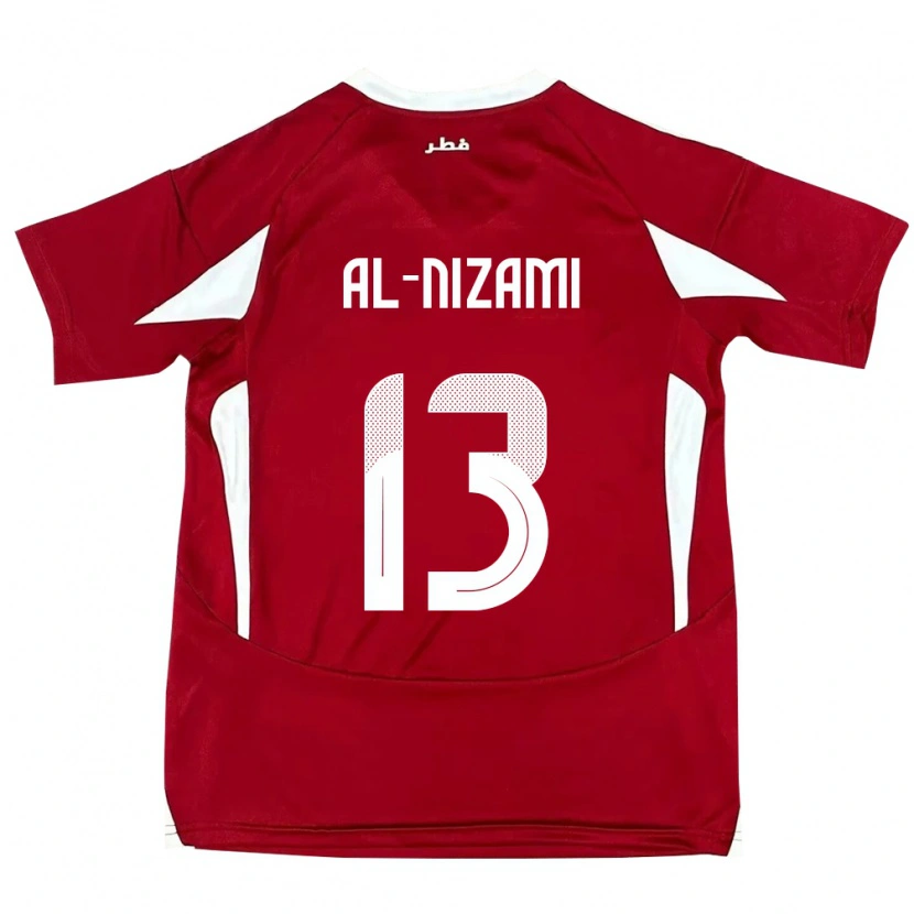Danxen Kid Qatar Yousef Mohammad Al-Nizami #13 Red Home Jersey 24-26 T-Shirt