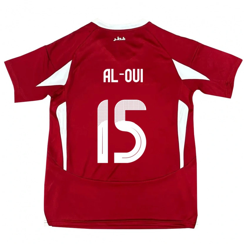 Danxen Kid Qatar Ayoub Al-Oui #15 Red Home Jersey 24-26 T-Shirt