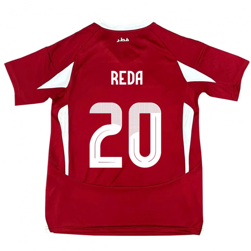 Danxen Kid Qatar Salem Reda #20 Red Home Jersey 24-26 T-Shirt
