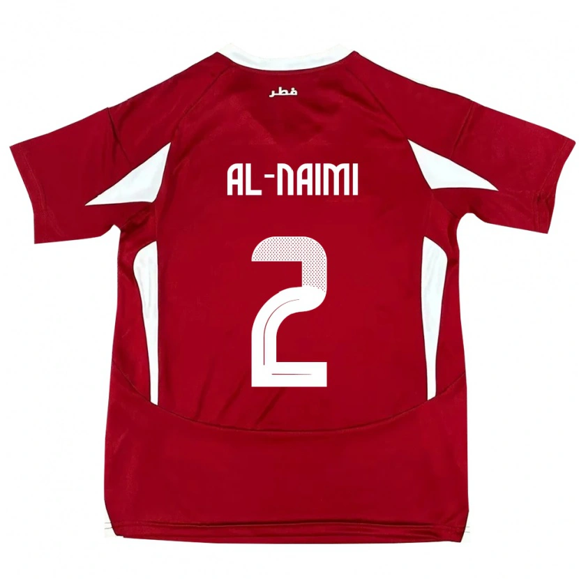Danxen Kid Qatar Amna Al Naimi #2 Red Home Jersey 24-26 T-Shirt