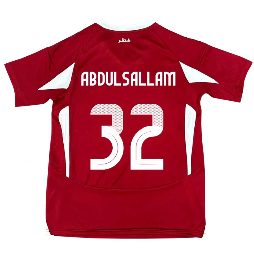 Danxen Kid Qatar Jassem Gaber Abdulsallam #32 Red Home Jersey 24-26 T-Shirt