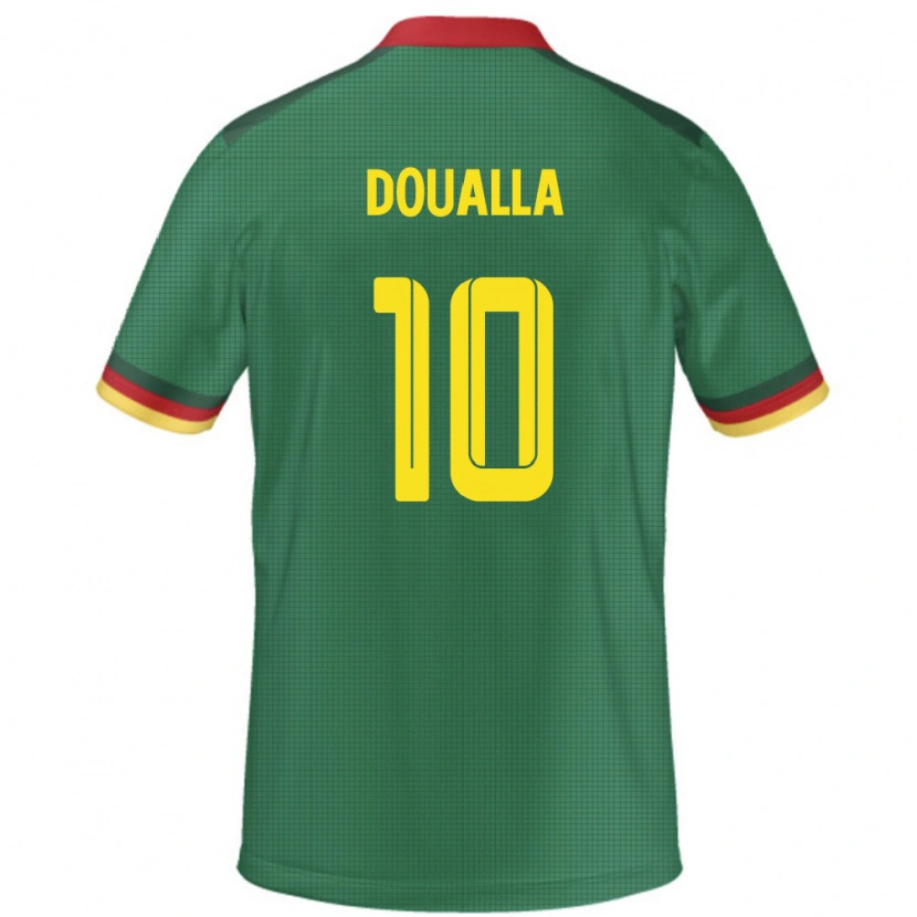 Danxen Kid Cameroon Nathan Doualla #10 Green Home Jersey 24-26 T-Shirt