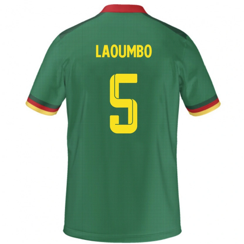 Danxen Kid Cameroon Bere Laoumbo #5 Green Home Jersey 24-26 T-Shirt