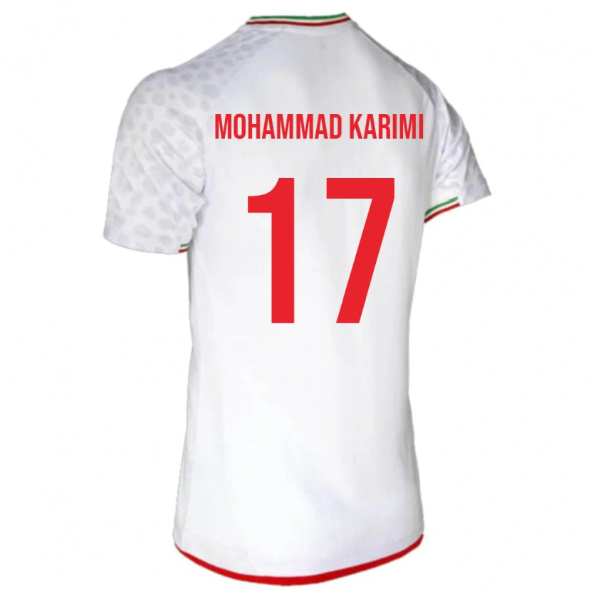 Danxen Kid Iran Seyed Mohammad Karimi #17 White Home Jersey 24-26 T-Shirt