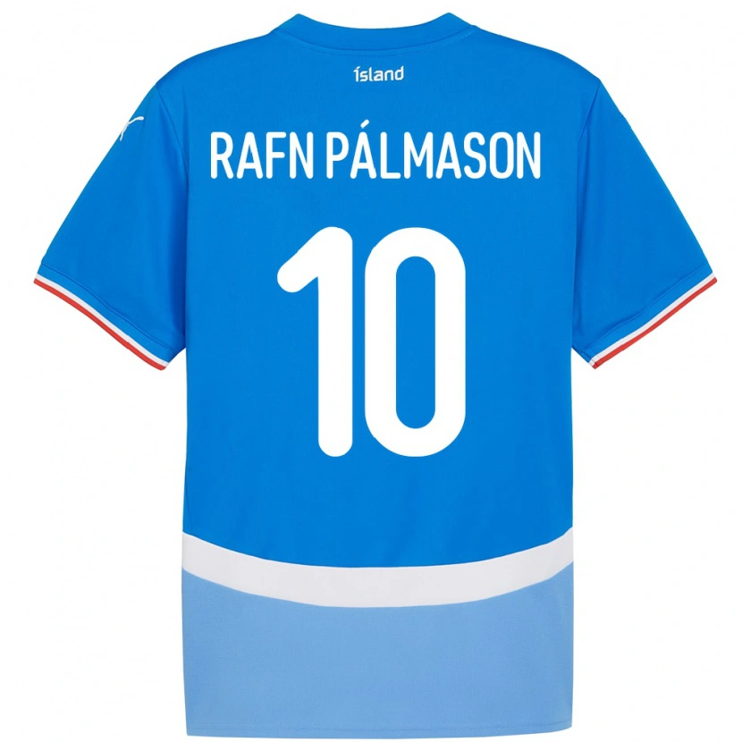 Danxen Kid Iceland Alexander Rafn Pálmason #10 Blue Home Jersey 24-26 T-Shirt