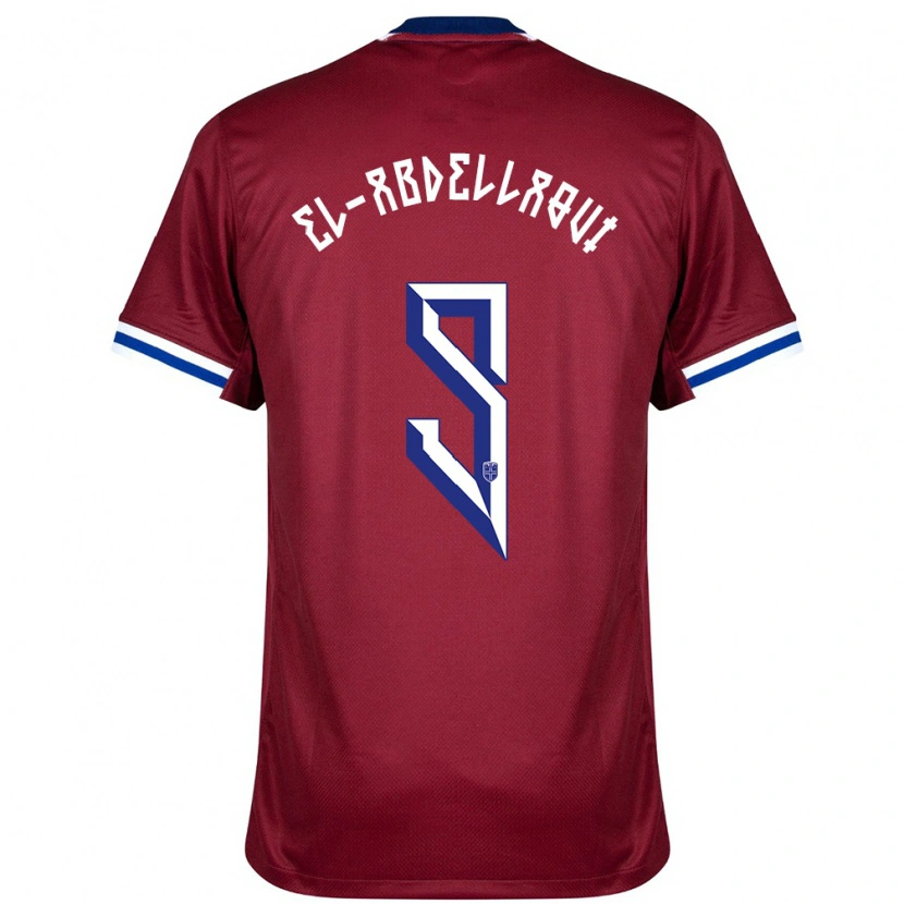 Danxen Kid Norway Jones El-Abdellaoui #9 Red Blue White Home Jersey 24-26 T-Shirt
