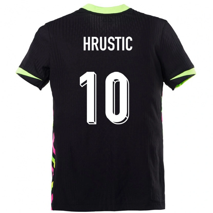 Danxen Kid Australia Ajdin Hrustić #10 Dark Blue Away Jersey 24-26 T-Shirt
