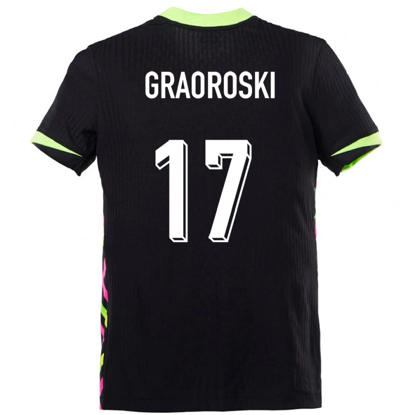 Danxen Kid Australia Jordan Graoroski #17 Dark Blue Away Jersey 24-26 T-Shirt