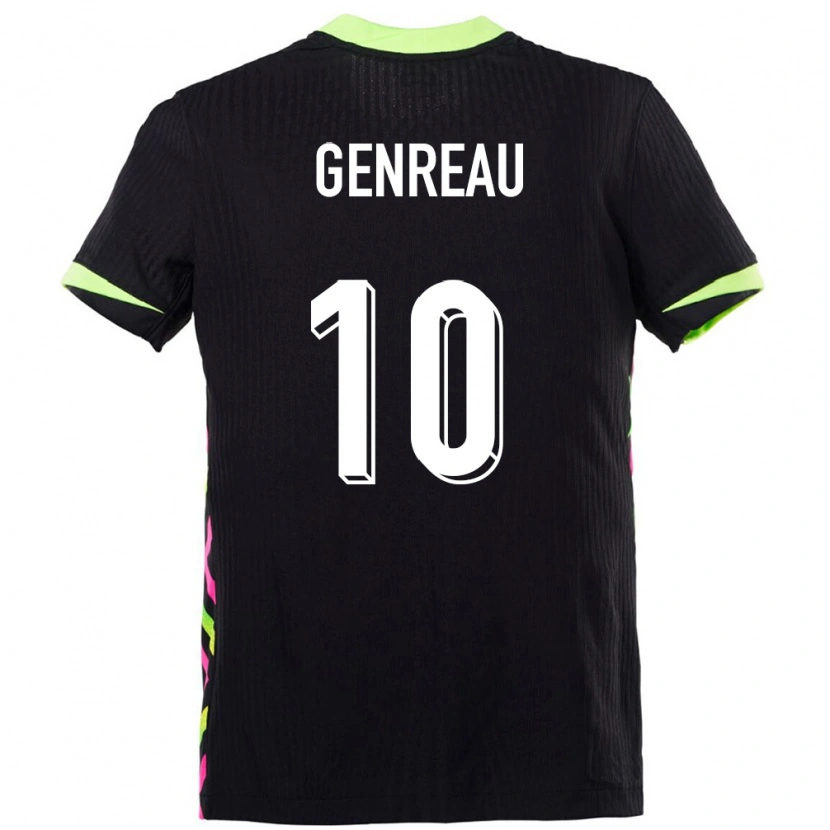 Danxen Kid Australia Denis Genreau #10 Dark Blue Away Jersey 24-26 T-Shirt