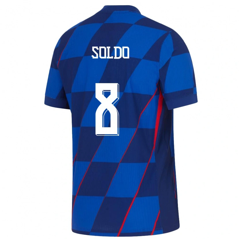 Danxen Kid Croatia Marko Soldo #8 Blue Away Jersey 24-26 T-Shirt
