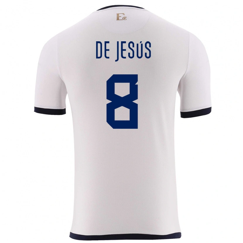 Danxen Kid Ecuador Geremy De Jesús #8 White Away Jersey 24-26 T-Shirt