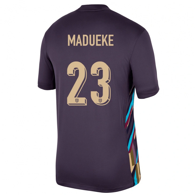 Danxen Kid England Noni Madueke #23 Dark Raisin Away Jersey 24-26 T-Shirt