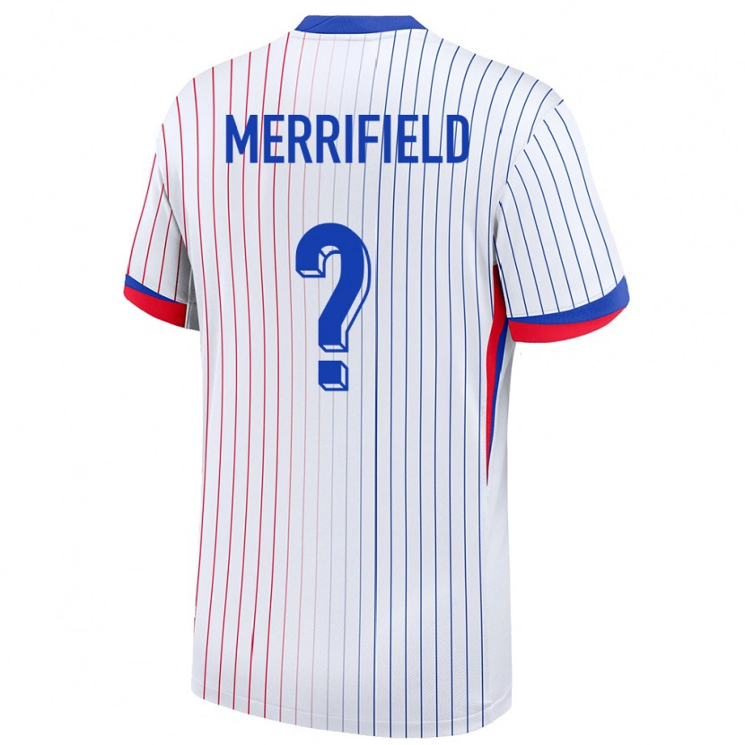 Danxen Kid France Loan Merrifield #0 White Away Jersey 24-26 T-Shirt