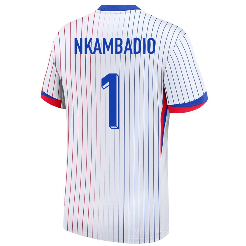 Danxen Kid France Obed Nkambadio #1 White Away Jersey 24-26 T-Shirt