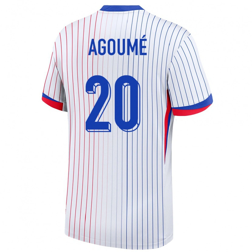 Danxen Kid France Lucien Agoumé #20 White Away Jersey 24-26 T-Shirt