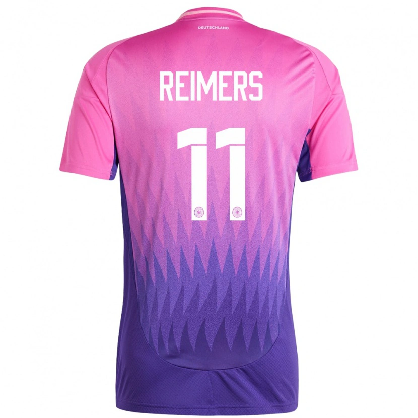 Danxen Kid Germany Moritz Reimers #11 Pink Purple Away Jersey 24-26 T-Shirt