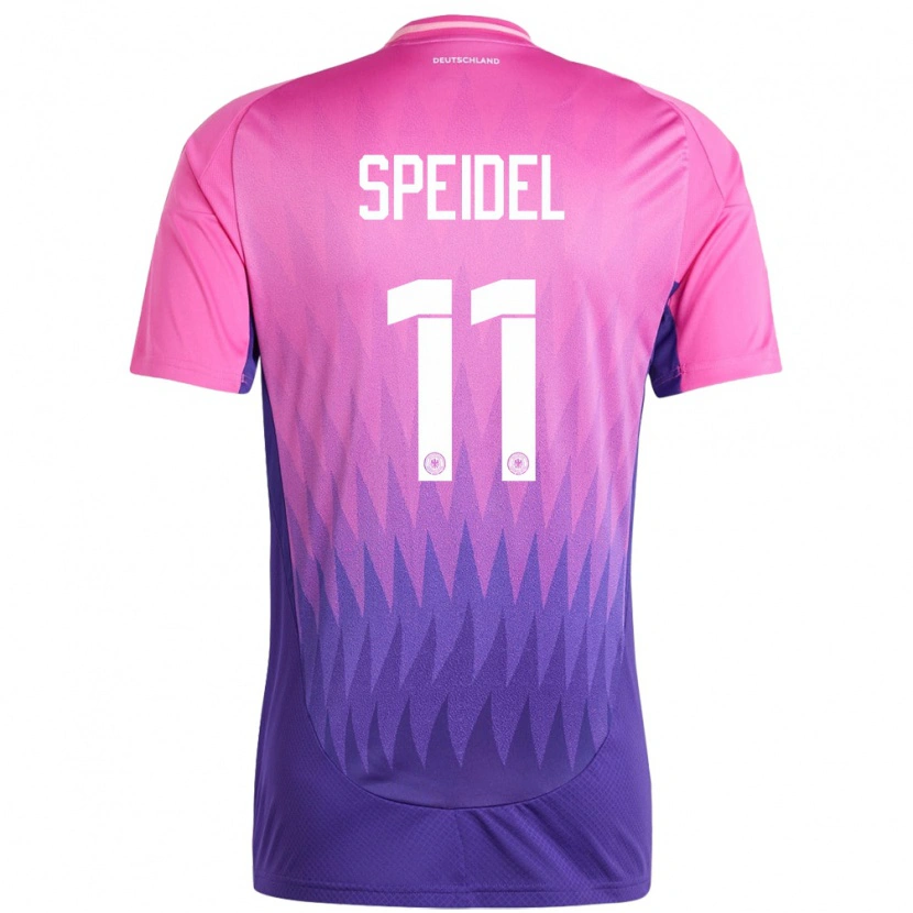Danxen Kid Germany Kian Speidel #11 Pink Purple Away Jersey 24-26 T-Shirt