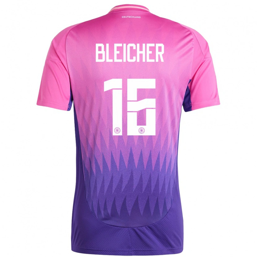 Danxen Kid Germany Franz Xaver Bleicher #16 Pink Purple Away Jersey 24-26 T-Shirt