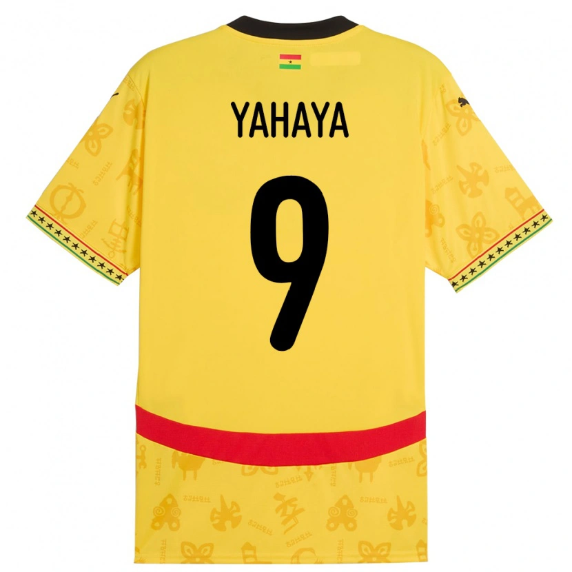Danxen Kid Ghana Mohammed Yahaya #9 Yellow Away Jersey 24-26 T-Shirt