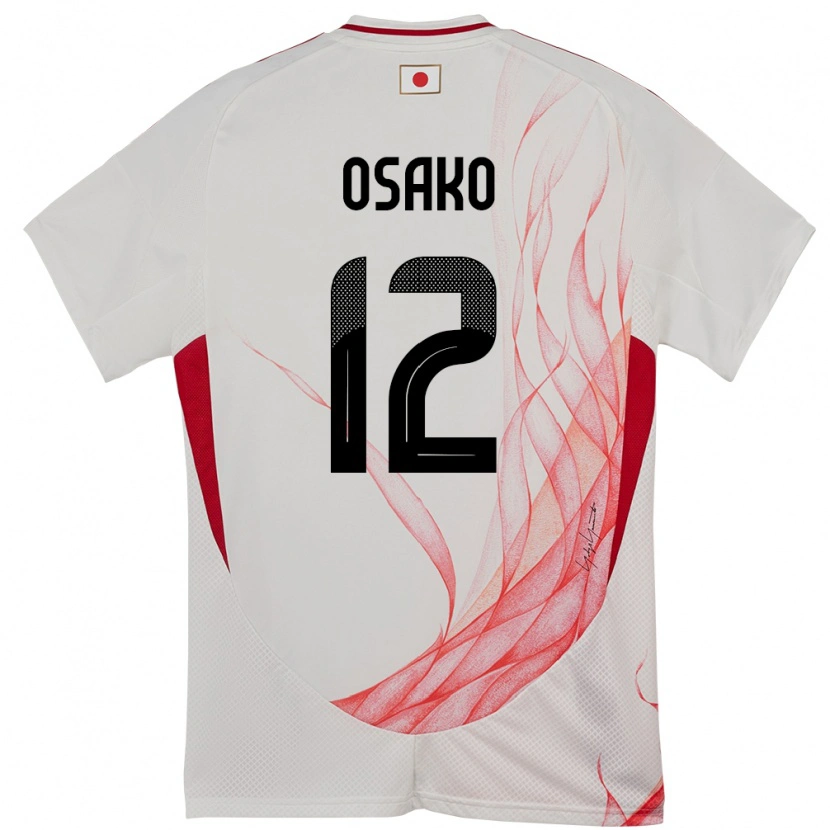 Danxen Kid Japan Keisuke Osako #12 White Away Jersey 24-26 T-Shirt