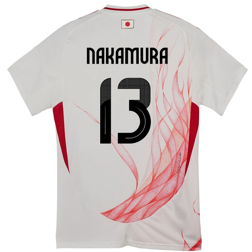 Danxen Kid Japan Keito Nakamura #13 White Away Jersey 24-26 T-Shirt