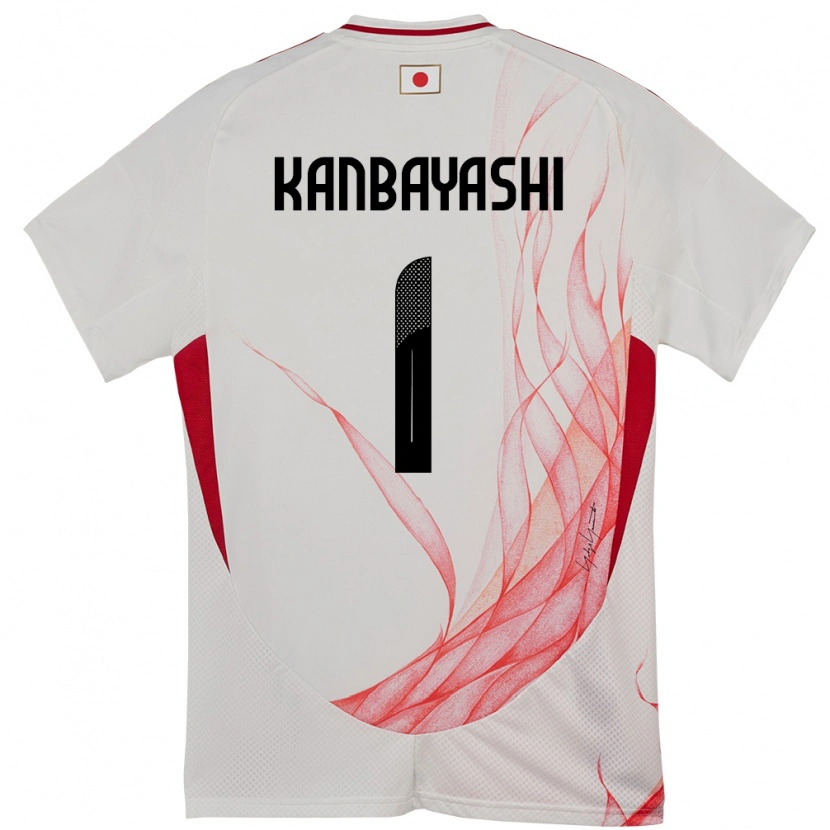 Danxen Kid Japan Taisei Kanbayashi #1 White Away Jersey 24-26 T-Shirt