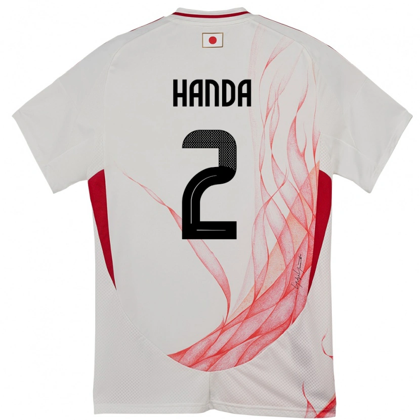 Danxen Kid Japan Riku Handa #2 White Away Jersey 24-26 T-Shirt