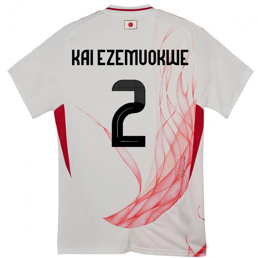 Danxen Kid Japan Chimezie Kai Ezemuokwe #2 White Away Jersey 24-26 T-Shirt