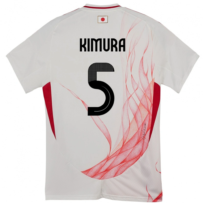 Danxen Kid Japan Seiji Kimura #5 White Away Jersey 24-26 T-Shirt