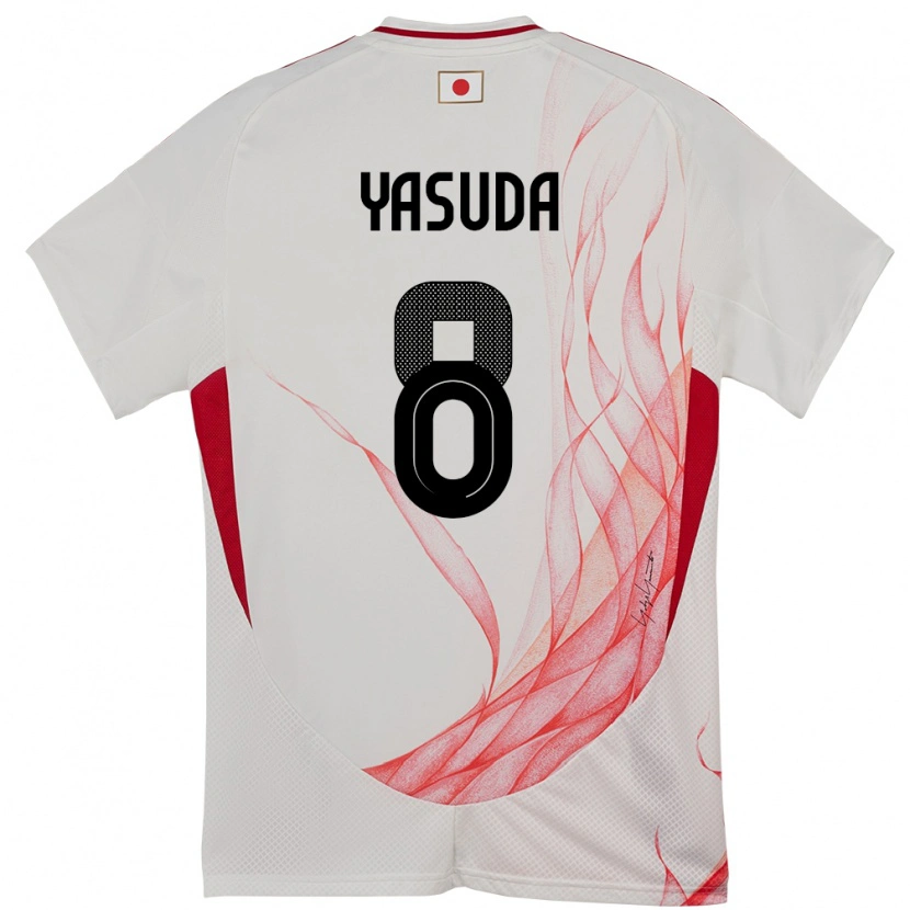 Danxen Kid Japan Kenshin Yasuda #8 White Away Jersey 24-26 T-Shirt