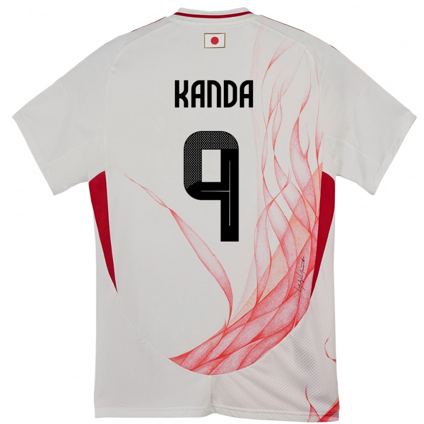 Danxen Kid Japan Soma Kanda #9 White Away Jersey 24-26 T-Shirt
