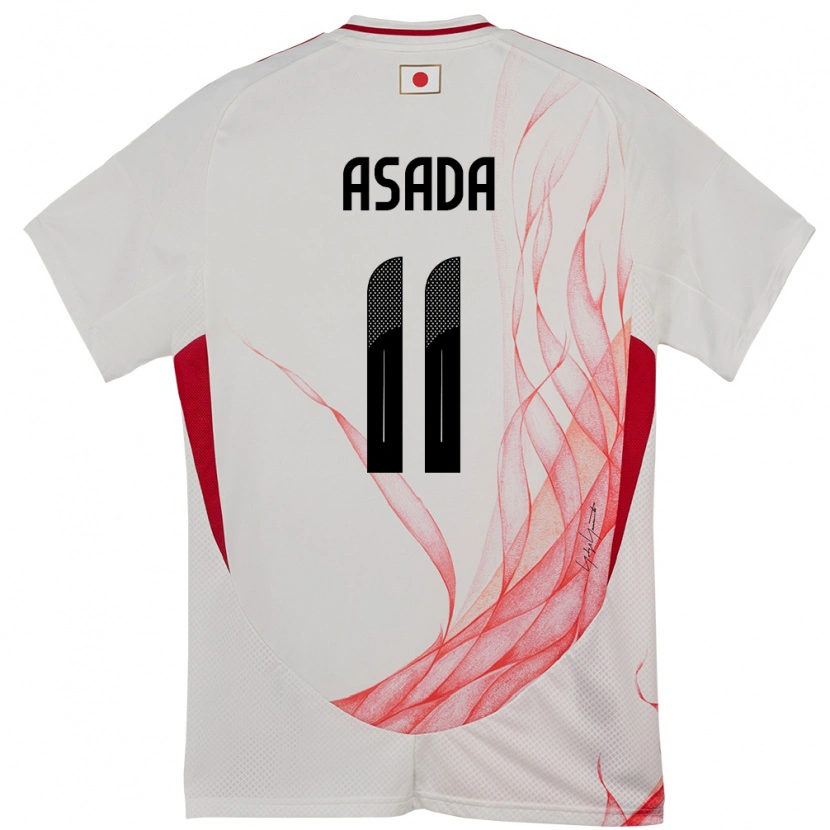 Danxen Kid Japan Hiroto Asada #11 White Away Jersey 24-26 T-Shirt