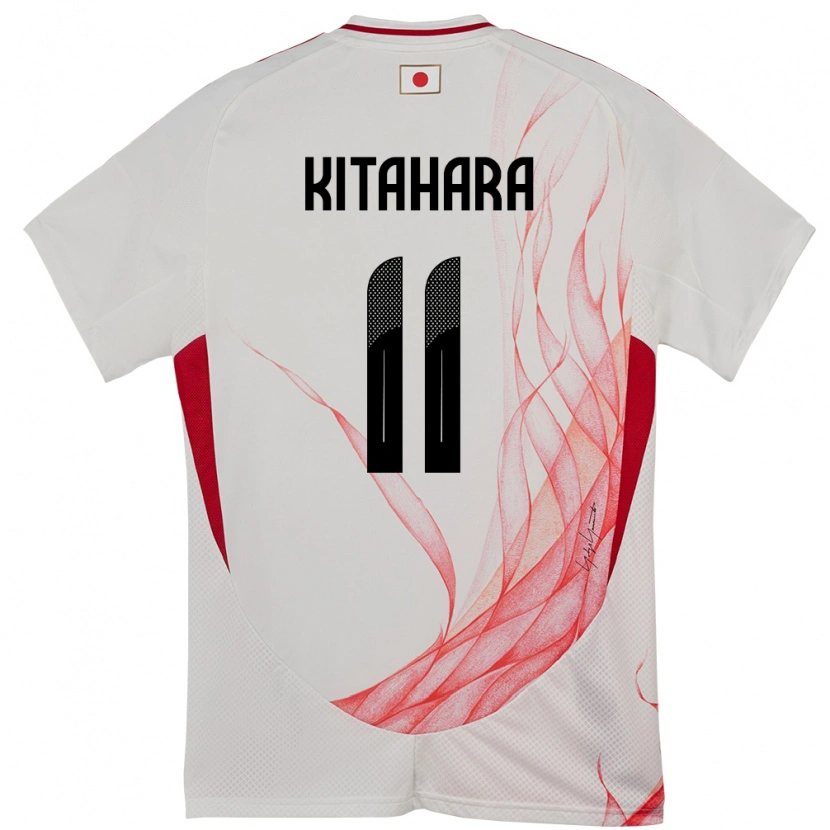 Danxen Kid Japan Maki Kitahara #11 White Away Jersey 24-26 T-Shirt